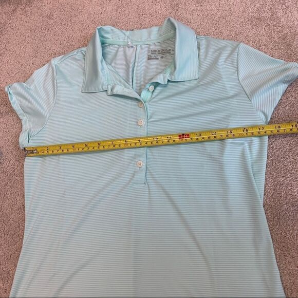 Nike pastel blue short sleeve golf top Sz M NWT - Picture 7 of 12